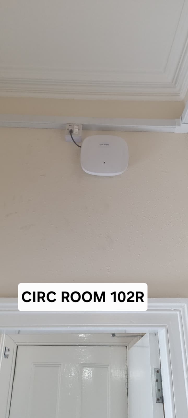 Cisco wireless access point install in a period property